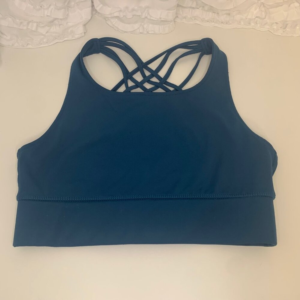 Threads 4 Thought ReActive Sports Bra Small TEAL